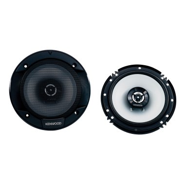 KENWOOD® Sport Series KFC-1666S 6.5-In., 300-Watt-Max 2-Way Full-Range Coaxial Speakers, Black, 2 Pack