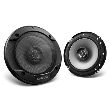 KENWOOD® Sport Series KFC-1666S 6.5-In., 300-Watt-Max 2-Way Full-Range Coaxial Speakers, Black, 2 Pack