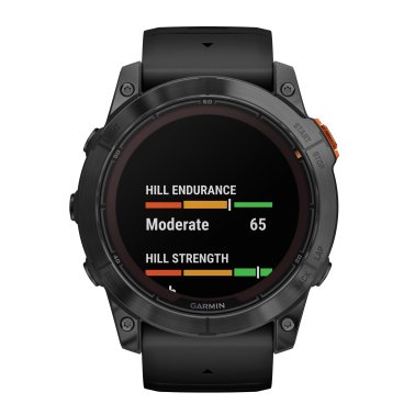 Garmin® fēnix® 7X Pro Solar Edition Smartwatch, Slate Gray Bezel with Black Band