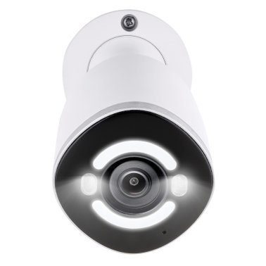 Lorex® IP Wired 4K AI Smart Security Lighting Deterrence Bullet Camera with Smart Motion Detection, White