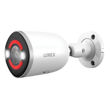 Lorex® H Series H30 IP Wired 4K+ 12.0-MP Bullet Security Camera with Smart Lighting and Smart Motion Detection, White