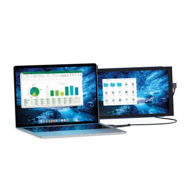 Mobile Pixels DUEX® Lite 12.5-Inch IPS LCD Slide-Out Display for Laptops (Set Sail Blue)