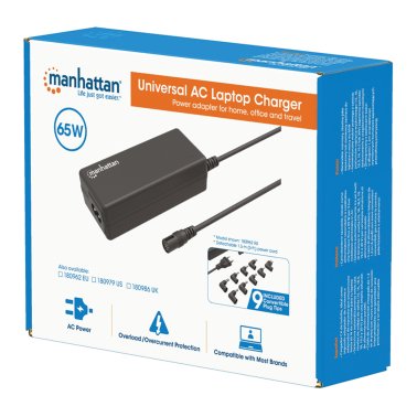 Manhattan® 65-Watt Universal AC Laptop Charger