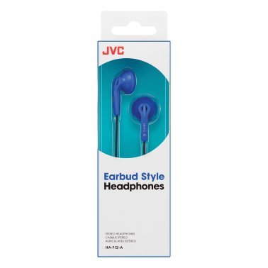 JVC® On-Ear Earbuds, HA-F12 (Blue)
