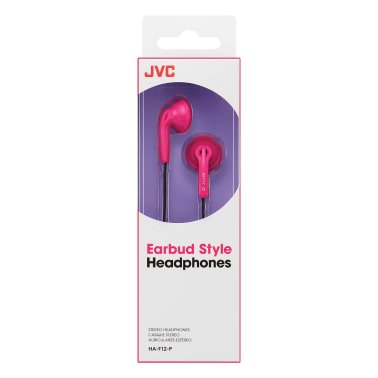 JVC® On-Ear Earbuds, HA-F12 (Pink)