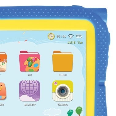 Azpen® 7-In. Kids Wonder Android™ 13 Tablet with Rubberized Case and Stand