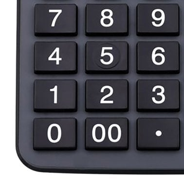CATIGA® CD-2776 Premium Commercial 12-Digit Calculator, Dual Power (Black)