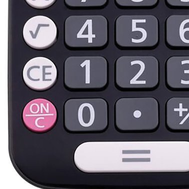 CATIGA® CD-8185 8-Digit Home and Office Calculator, Dual Power (Black)