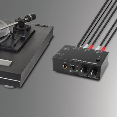 GOgroove® Phono Preamp Pro with RCA/DIN Connection