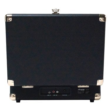 Victor® Metro Dual-Bluetooth® Belt-Drive Suitcase Turntable, VSRP-800 (Black)