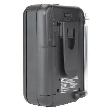 Emerson® Portable Cassette Player with AM/FM Radio, Earbuds, and Bluetooth® Out, Gray, EPC-1001