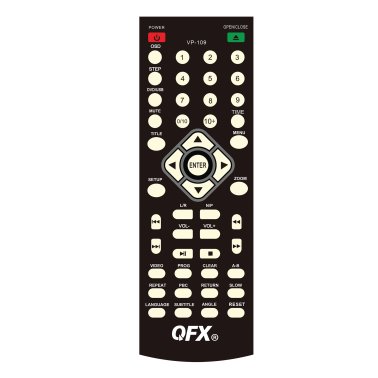 QFX® 480p DVD/CD Multimedia Player for TV with USB, CD MP3 Conversion, and Remote, VP-109