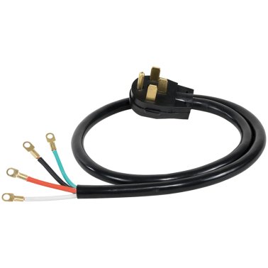 Certified Appliance Accessories® 4-Wire Eyelet 50-Amp Range Cord, 4ft
