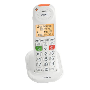 Ooma® VoIP Home Phone Senior Bundle with Telo IP Wired Adapter, 3 VTech® Amplified Cordless Handsets with Visual Ringer, and 24/7 Concierge Plan