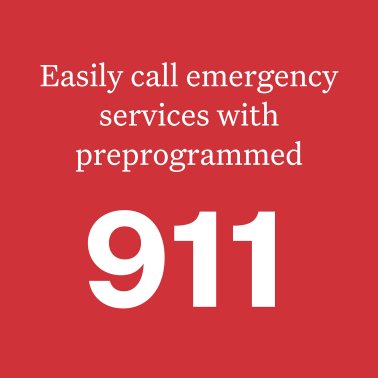 Ooma® VoIP Home Phone Senior Bundle with Telo IP Wired Adapter, 3 VTech® Amplified Cordless Handsets with Visual Ringer, and 24/7 Concierge Plan