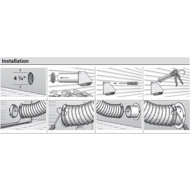 Deflecto® Supurr Guard® Louvered Vent Hood