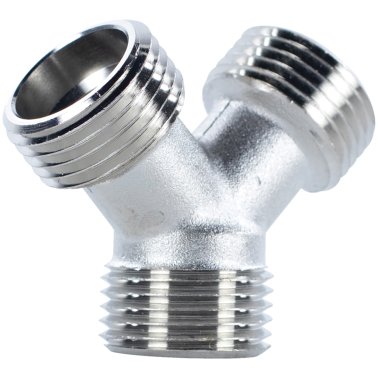 Certified Appliance Accessories® Y-Fitting, 3/4 In. MGH x 3/4 In. MGH x 3/4 In. MGH