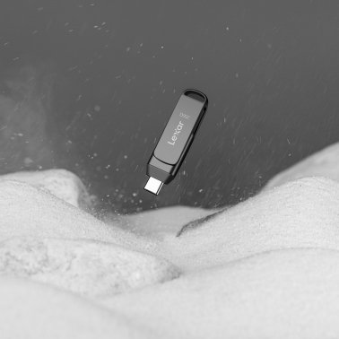 Lexar® JumpDrive® D400 USB 3.2 Gen 1 Dual Drive with USB-C® and USB-A Connectors (512 GB)