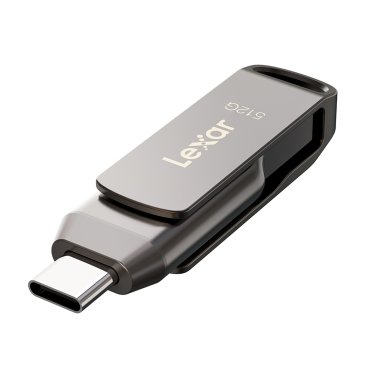 Lexar® JumpDrive® D400 USB 3.2 Gen 1 Dual Drive with USB-C® and USB-A Connectors (512 GB)
