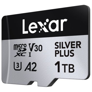 Lexar® Professional SILVER PLUS Series microSDXC™ UHS-I Card with SD™ Adapter (1 TB)
