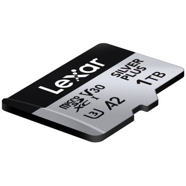 Lexar® Professional SILVER PLUS Series microSDXC™ UHS-I Card with SD™ Adapter (1 TB)