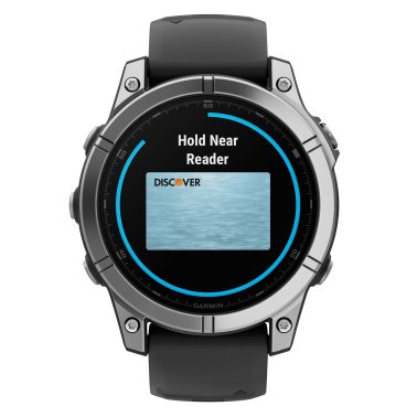 Garmin® fēnix® E Multisport GPS Smartwatch with 47-mm Case, Bluetooth®, AMOLED, Health/Fitness, Navigation, Topo, 10 ATM (Stainless Steel)