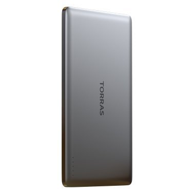 TORRAS® MiniMag 5,000-mAh Wireless Power Bank, Titanium Gray