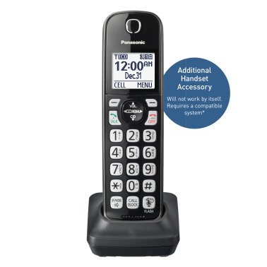 Panasonic® Cordless Phone Accessory Handset for Panasonic® KX-TGD66x Series