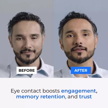 iContact Camera 4K HD Pro Webcam with Light Panel, Retractable Arm for Natural Eye Contact, USB-C®, for Mac® and PC