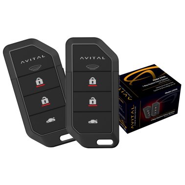 Avital® 2103L 1-Way Keyless Entry System with Two 4-Button Remotes
