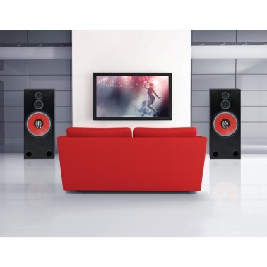 BIC America RtR® Series RtR 1530 15-In. Indoor 3-Way Tower Speaker, 325 Watts, Black