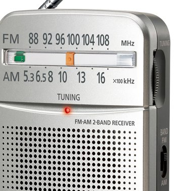 Panasonic® Portable Pocket AM/FM Radio, Silver, RF-P50