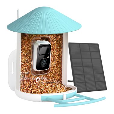 Birdfy® Feeder 1 Smart Bird Feeder with Camera, Solar Panel, and Free AI Lifetime Subscription