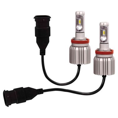 Heise LED Lighting Systems® HE-11LED 6,000-Lumen Replacement LED Headlight Kit, Single Beam, Pair