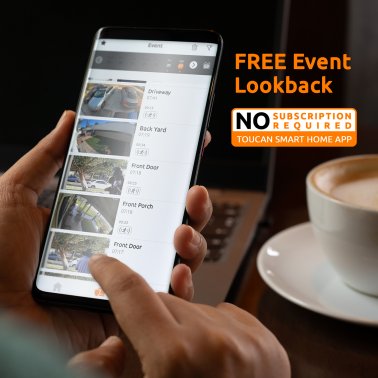 Toucan® V3 Wireless 1080p Video Doorbell with Chime – No Monthly Fee Required