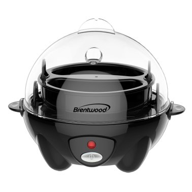 Brentwood® Electric Egg Cooker with Auto Shutoff (Black)