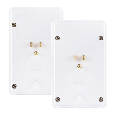 CyberPower® 2-AC Outlet and 2-USB Port Grounded Wall Tap, MP18HO007, 2 Pack