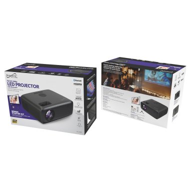Ti Projector Kit Supersonic® 1080p 300-ANSI-Lumen Compact LED Projector Kit with ...