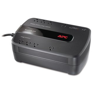 APC® Back-UPS® 8-Outlet 550VA Battery Back-Up and Surge Protector