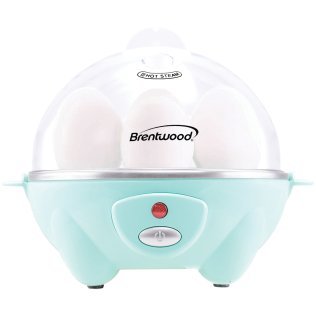 Brentwood® Electric Egg Cooker with Auto Shutoff (Blue)