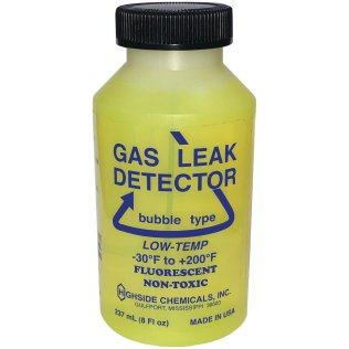 Highside Chemicals Mid-Temp Gas Leak Detector, 8-Oz. Jar with Dauber