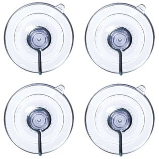 Suction Cups with Hooks, 4 pk