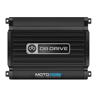 DB Drive™ WDX MOTO Series MOTO800/4 4-Channel Audio Amplifier 12-Volt for Vehicles, Off-Road, and Marine