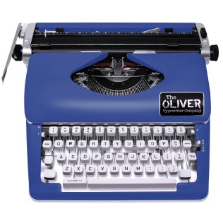 The Oliver Typewriter Company Timeless Manual Typewriter (Blue)