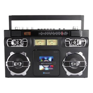 Emerson® Bluetooth® CD/Radio Retro Boom Box, Black, EPB-3004