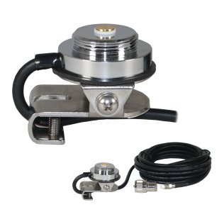 Browning® Adjustable NMO Trunk Mount with Preinstalled UHF PL-259 Connector with FME-Female Attached, Fits up to 3/8-In. Surface, BR-1024-UHF
