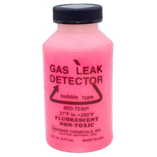 Highside Chemicals Mid-Temp Gas Leak Detector, 8-Oz. Jar with Dauber