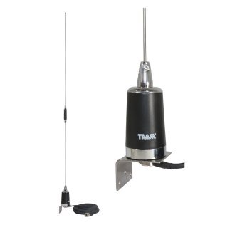 Tram® Pre-Tuned 144MHz–148MHz VHF/430MHz–450MHz UHF Dual-Band Amateur Trunk or Hole Mount Antenna Kit with PL-259 Connector