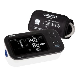 Omron® 10 Series® Bluetooth® Upper Arm Blood Pressure Monitor and Cuff with Wide Backlit LCD Display, Omron® App, TruRead technology, FSA/HSA Eligible