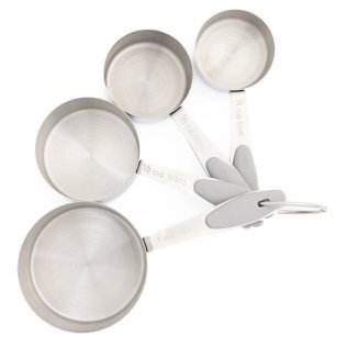 Better Houseware 4-Piece Stainless Steel Measuring Cup Set